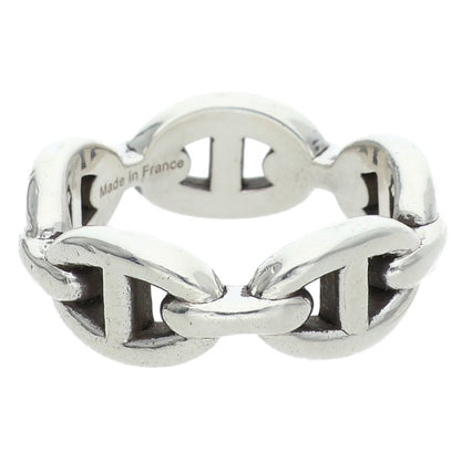 HERMES Chaine d'Ancre Enchainee PM Silver Ring Size ONE SIZE