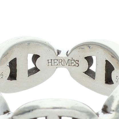 HERMES Chaine d'Ancre Enchainee PM Silver Ring Size ONE SIZE