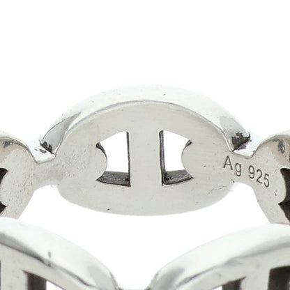 HERMES Chaine d'Ancre Enchainee PM Silver Ring Size ONE SIZE