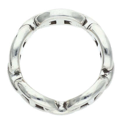 HERMES Chaine d'Ancre Enchainee PM Silver Ring Size ONE SIZE