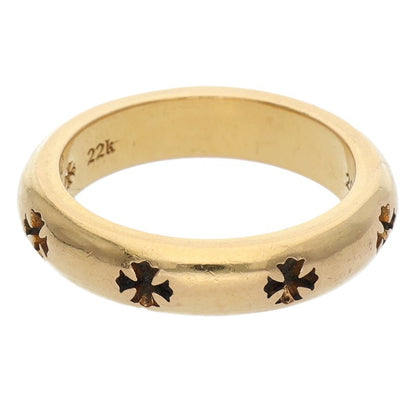 Chrome Hearts 22K Negative CH Plus Gold Ring Size ONE SIZE