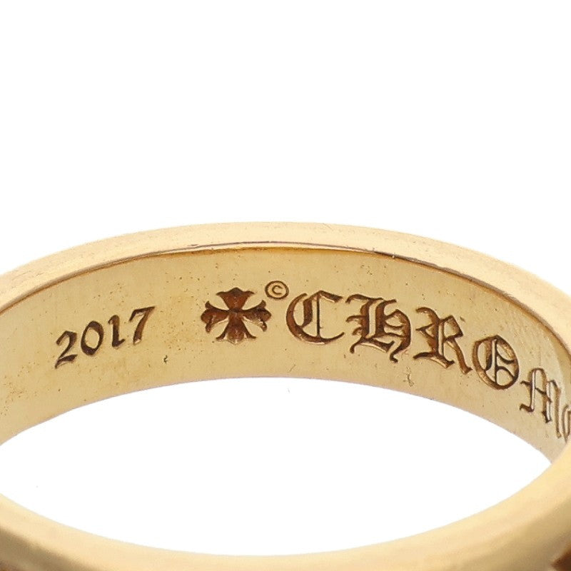 Chrome Hearts 22K Negative CH Plus Gold Ring Size ONE SIZE