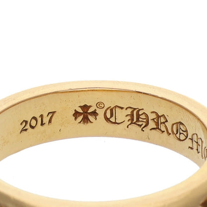 Chrome Hearts 22K Negative CH Plus Gold Ring Size ONE SIZE