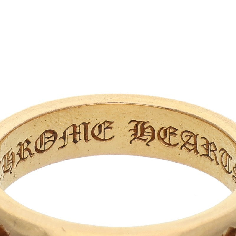 Chrome Hearts 22K Negative CH Plus Gold Ring Size ONE SIZE