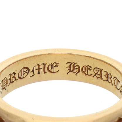 Chrome Hearts 22K Negative CH Plus Gold Ring Size ONE SIZE
