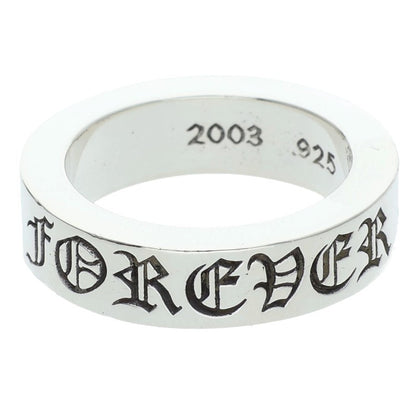 Chrome Hearts 6mm SPACER FOREVER Silver Ring Size ONE SIZE