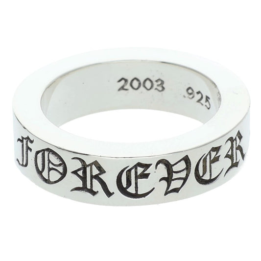 Chrome Hearts 6mm SPACER FOREVER Silver Ring Size ONE SIZE