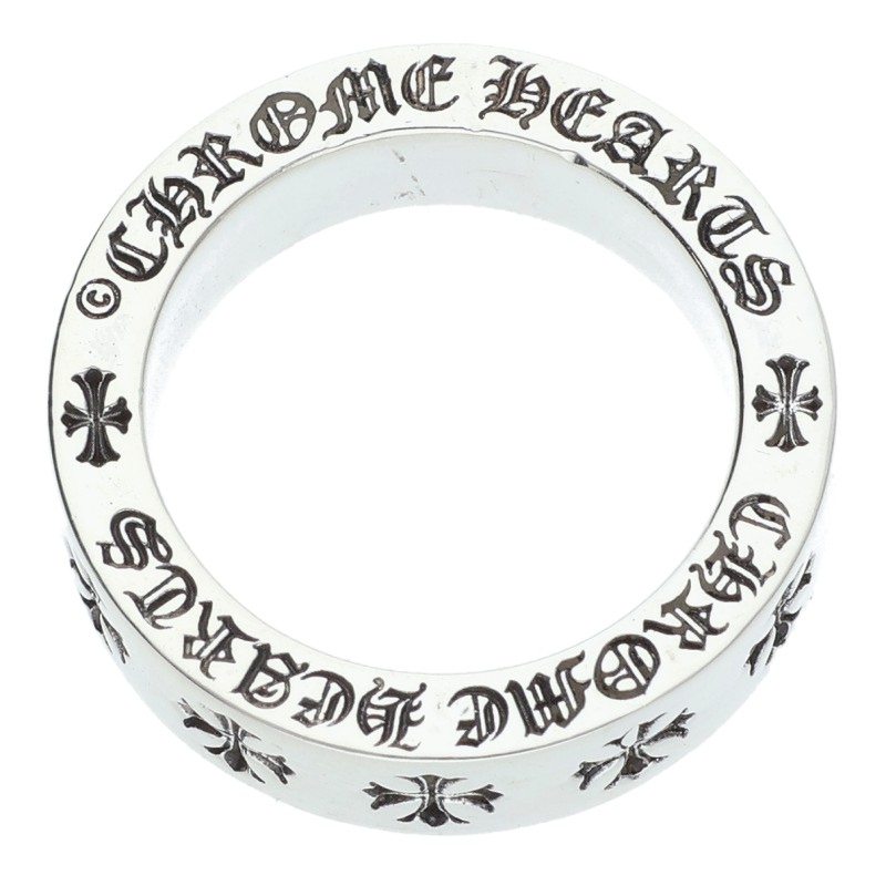 Chrome Hearts 6mm SPACER FOREVER Silver Ring Size ONE SIZE