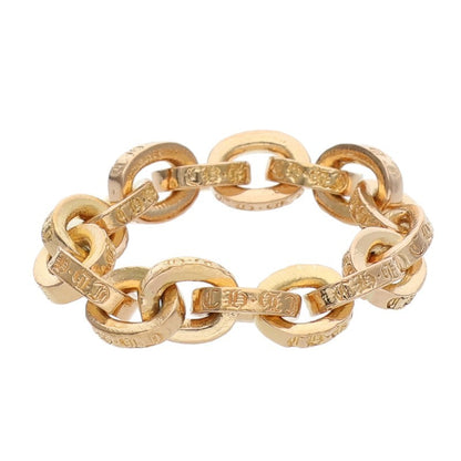 Chrome Hearts 22K PAPER CHAIN Yellow Gold Ring Size US 4.5