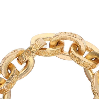 Chrome Hearts 22K PAPER CHAIN Yellow Gold Ring Size US 4.5