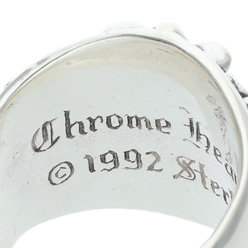Chrome Hearts KEEPER Sterling Silver Ring Size ONE SIZE