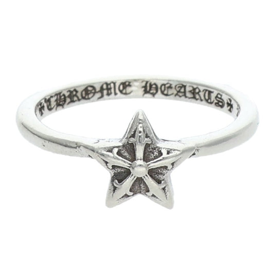 Chrome Hearts Bubblegum Star Silver Ring Size ONE SIZE