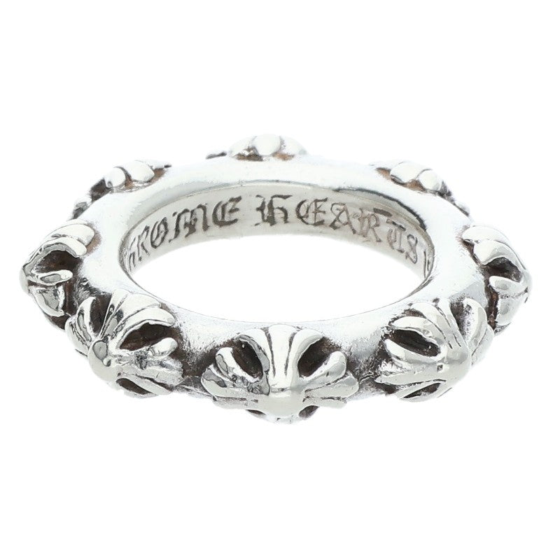 Chrome Hearts CROSS BAND Silver Ring Size US 6
