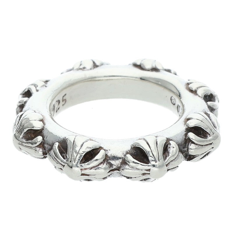 Chrome Hearts CROSS BAND Silver Ring Size US 6