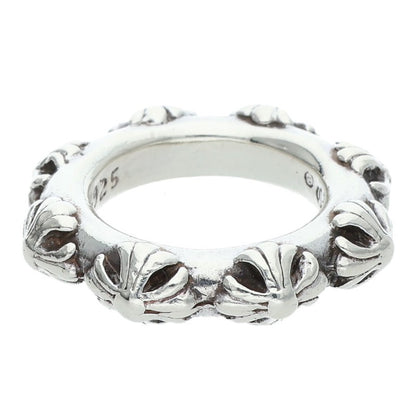 Chrome Hearts CROSS BAND Silver Ring Size US 6