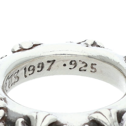 Chrome Hearts CROSS BAND Silver Ring Size US 6