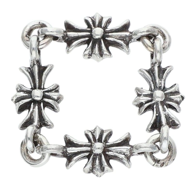 Chrome Hearts Tiny ECH Plus Sapphire Ring Size 10.5