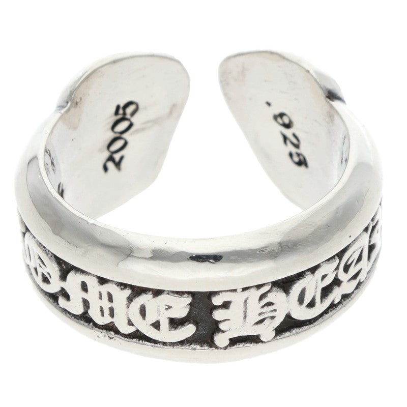 Chrome Hearts SM SCROLL LABEL Silver Ring Size ONE SIZE