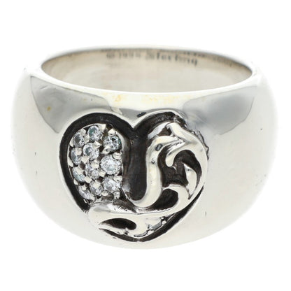 Chrome Hearts HEART IN BAND PAVE Diamonds Size ONE SIZE