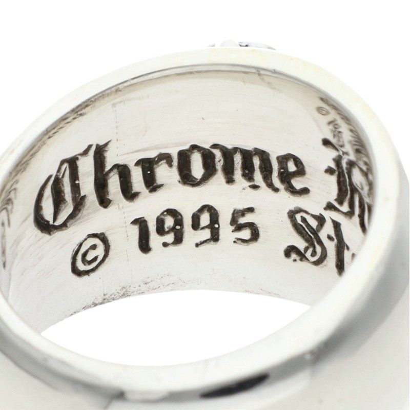 Chrome Hearts HEART IN BAND PAVE Diamonds Size ONE SIZE