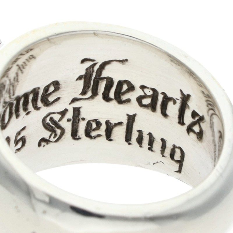 Chrome Hearts HEART IN BAND PAVE Diamonds Size ONE SIZE