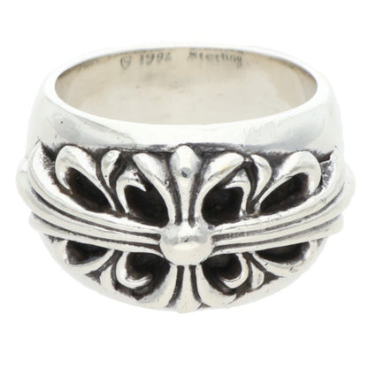 Chrome Hearts FLRL CRS Sterling Silver Ring Size US 7