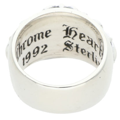 Chrome Hearts FLRL CRS Sterling Silver Ring Size US 7