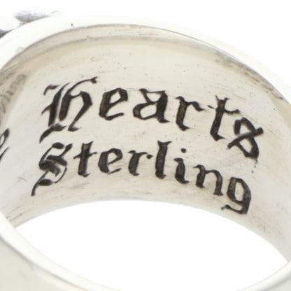 Chrome Hearts FLRL CRS Sterling Silver Ring Size US 7