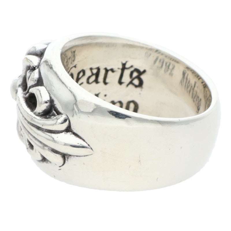 Chrome Hearts FLRL CRS Sterling Silver Ring Size US 7