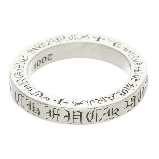 Chrome Hearts 3mm SPACER FUCKYOU Silver Ring Size ONE SIZE