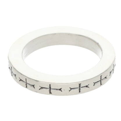 Chrome Hearts 3mm SPACER FUCKYOU Silver Ring Size ONE SIZE