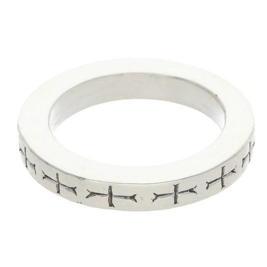 Chrome Hearts 3mm SPACER FUCKYOU Silver Ring Size ONE SIZE