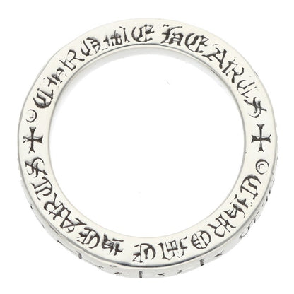 Chrome Hearts 3mm SPACER FUCKYOU Silver Ring Size ONE SIZE