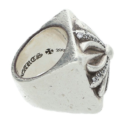 Chrome Hearts CH Plus Pyramid Pave Diamond Size JP 7