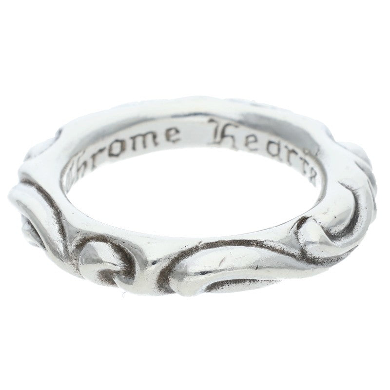 Chrome Hearts SCRL BAND Silver Ring Size ONE SIZE