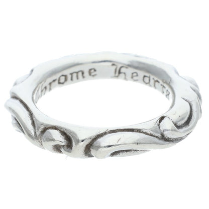 Chrome Hearts SCRL BAND Silver Ring Size ONE SIZE