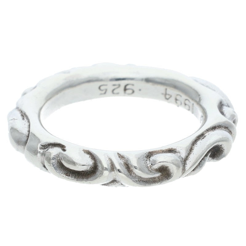 Chrome Hearts SCRL BAND Silver Ring Size ONE SIZE