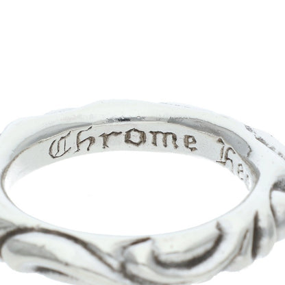 Chrome Hearts SCRL BAND Silver Ring Size ONE SIZE