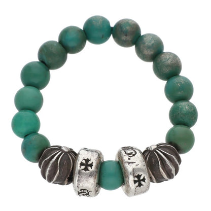 Chrome Hearts Turquoise Bead Silver Ring Size ONE SIZE