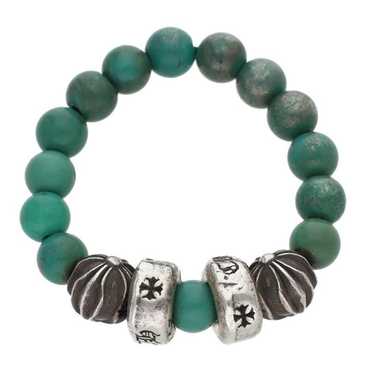 Chrome Hearts Turquoise Bead Silver Ring Size ONE SIZE