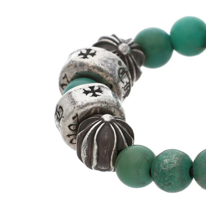 Chrome Hearts Turquoise Bead Silver Ring Size ONE SIZE