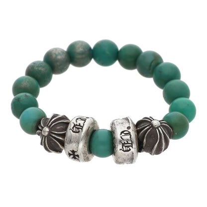 Chrome Hearts Turquoise Bead Silver Ring Size ONE SIZE