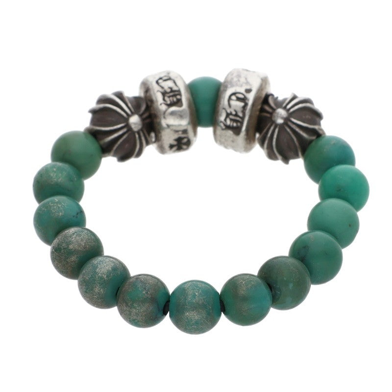 Chrome Hearts Turquoise Bead Silver Ring Size ONE SIZE
