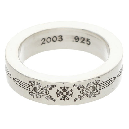 Chrome Hearts 6mm Spacer Dagger Silver Ring Size ONE SIZE
