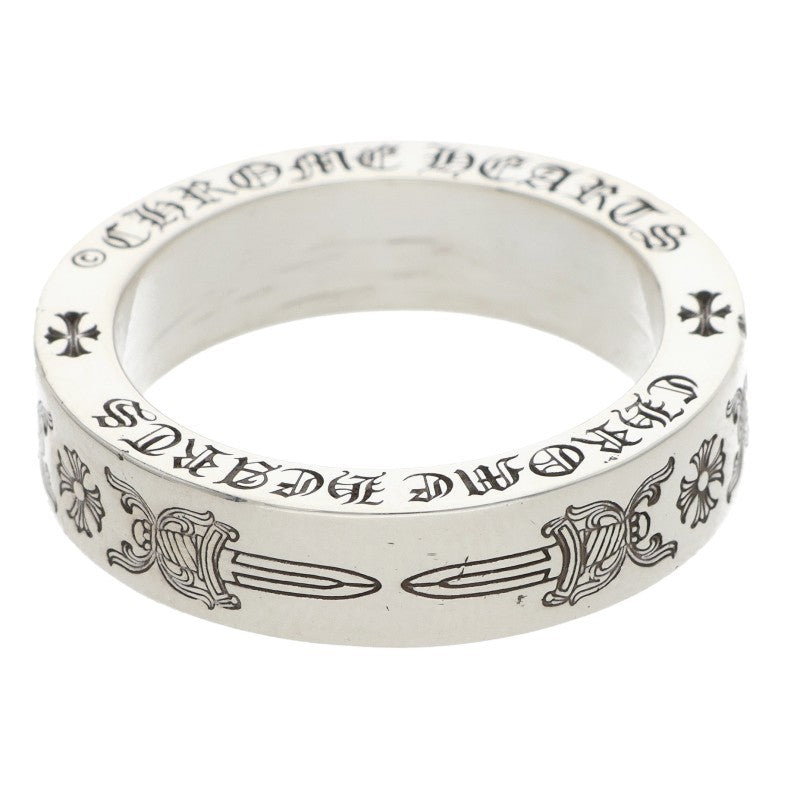 Chrome Hearts 6mm Spacer Dagger Silver Ring Size ONE SIZE