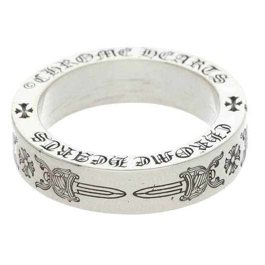Chrome Hearts 6mm Spacer Dagger Silver Ring Size ONE SIZE