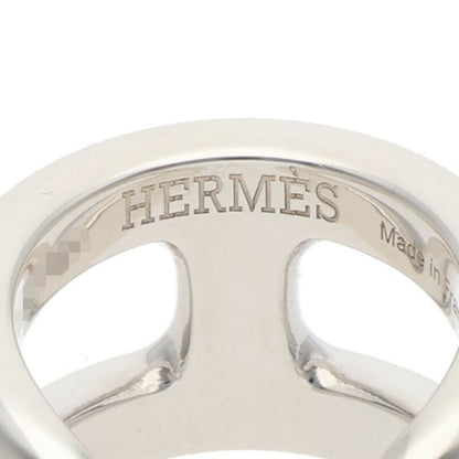 HERMES Osmose GM Silver Ring Size ONE SIZE