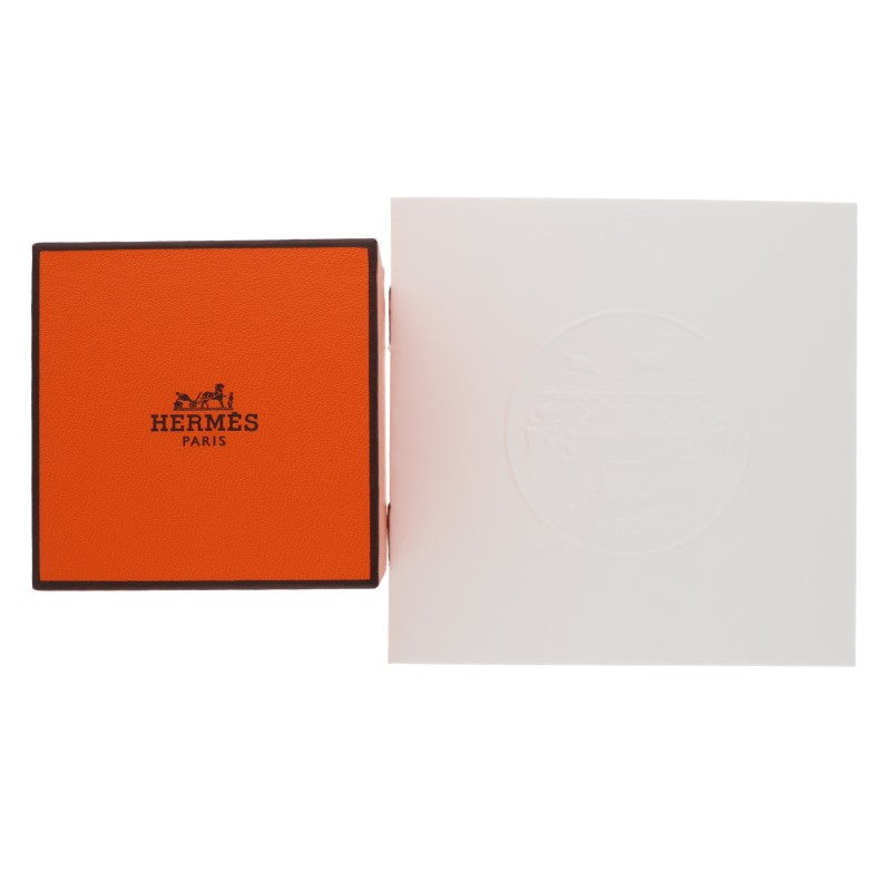 HERMES Osmose GM Silver Ring Size ONE SIZE