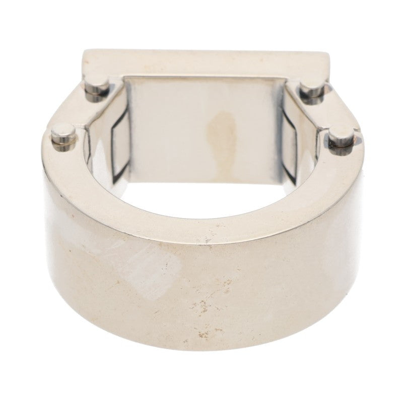 BOTTEGA VENETA Bolt Silver & Pink Ring Size JP 15.5