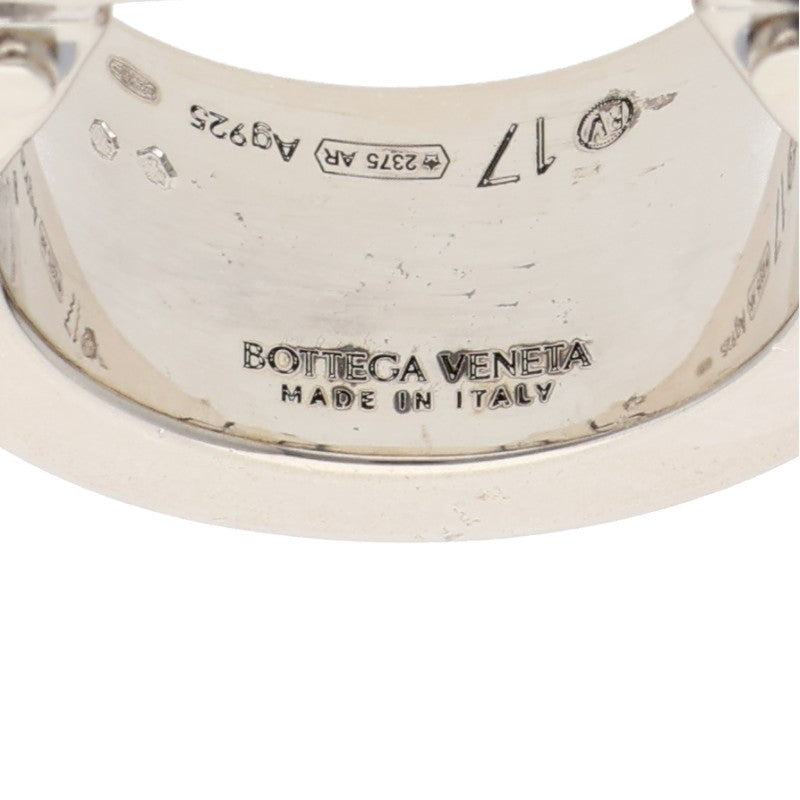 BOTTEGA VENETA Bolt Silver & Pink Ring Size JP 15.5